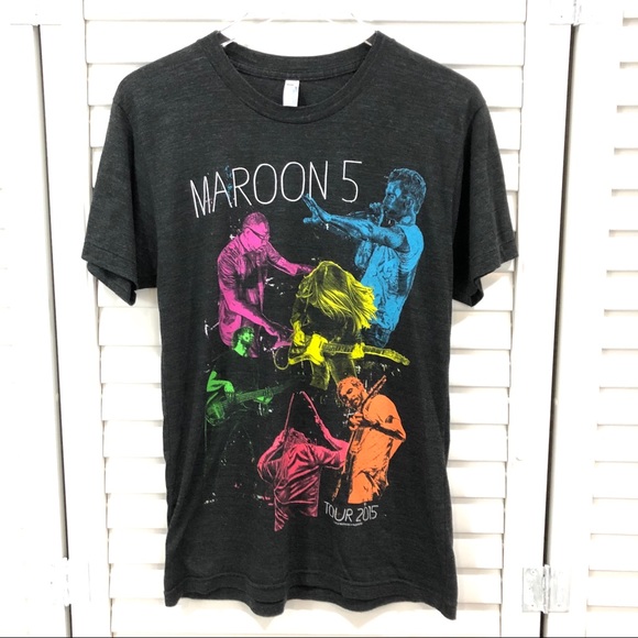 American Apparel | Maroon Five 2015 Tour Shirt - Picture 1 of 3